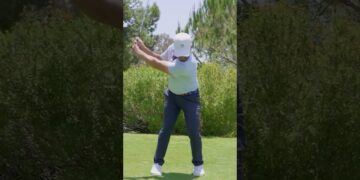 video thumbnail for 'Don’t Bump The Wall! #golf #golfshorts #golfswing'