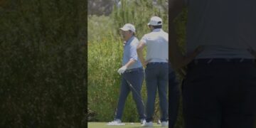 video thumbnail for 'Get Your Right Shoulder Back Behind You. #golfshorts #golfswing #golf'