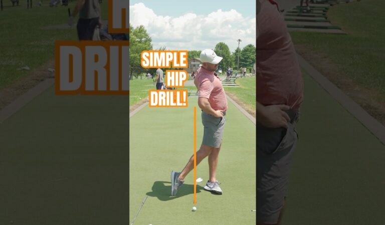 Simple Hip Drill for Solid Contact #shorts #golf #golfer #golfswing #ericcogorno