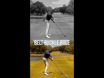 video thumbnail for 'Tuck The Trail Elbow and use the belt buckle rule'