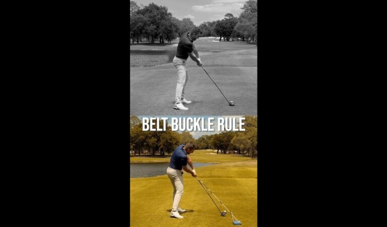Tuck The Trail Elbow and use the belt buckle rule