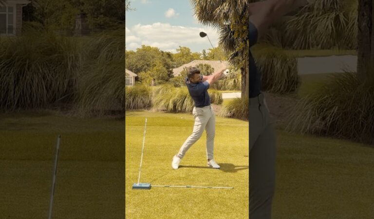 Tuck The Trail Elbow for room to release the club out front