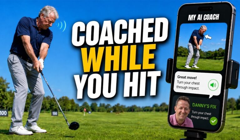 My New AI Golf APP Fixes Your Swing While You Hit Balls