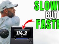 video thumbnail for '99% don't realise you can swing slower and hit it farther'