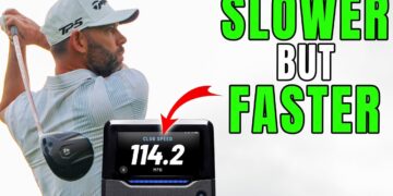 video thumbnail for '99% don't realise you can swing slower and hit it farther'