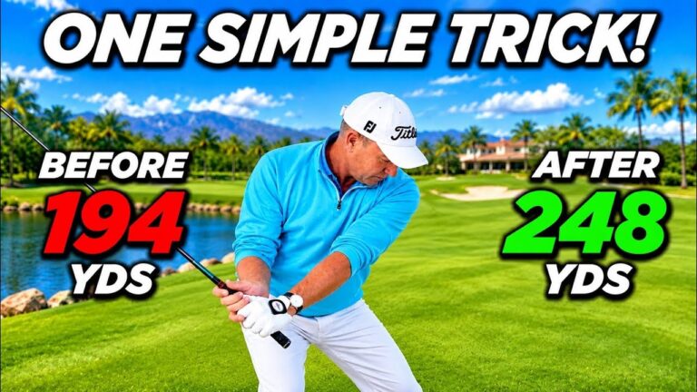 video thumbnail for 'How Senior Golfers Hit It 50 Yards Further With Less Effort!'
